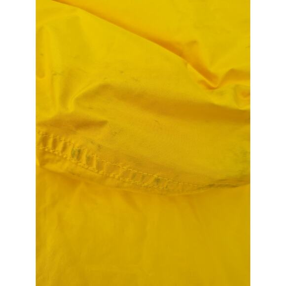 L L Bean Gortex Rain Work Gear Mens Med Yellow Jacket with Hood & Pants - Picture 12 of 12